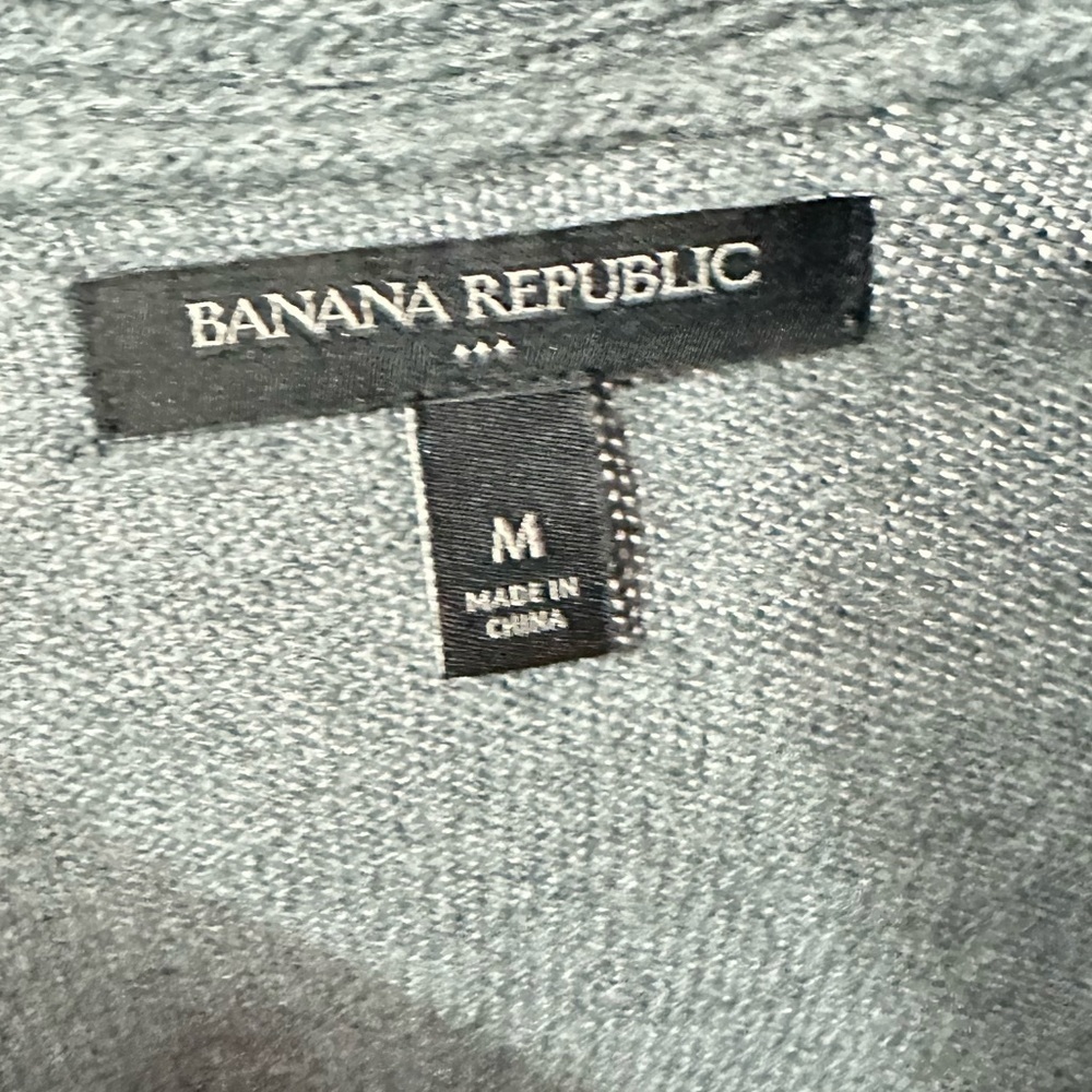 Banana Republic grey wool blend cardigan size M - Picture 2 of 7